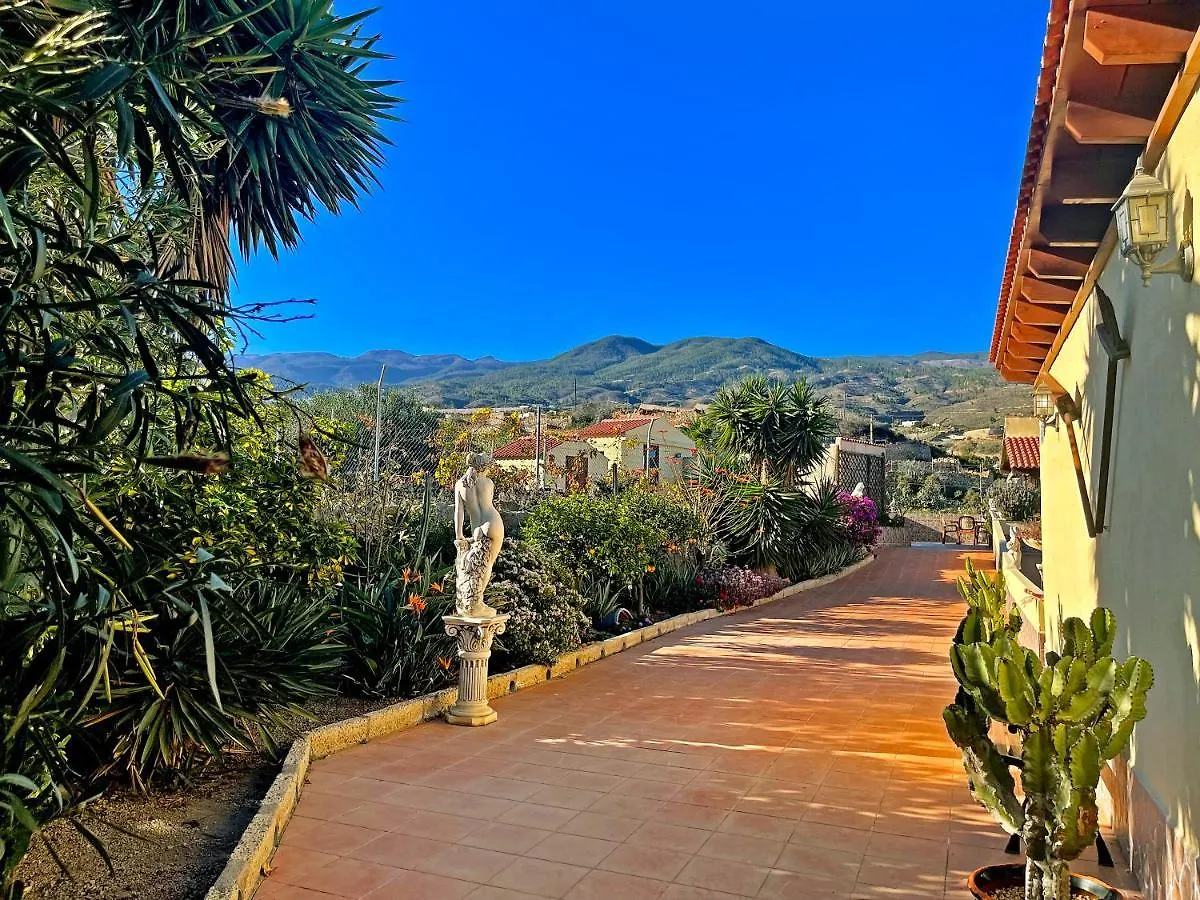 Exquisite Rural House With Garden, Pool And Sea Views Villa Arico Viejo